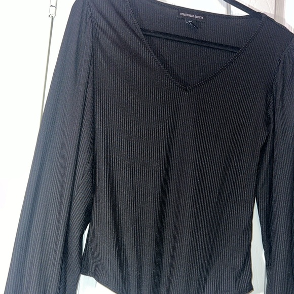 Streetwear Society | Long Sleeve Ribbed Knit Bodysuit | Womens | BundleNSave - Picture 2 of 3